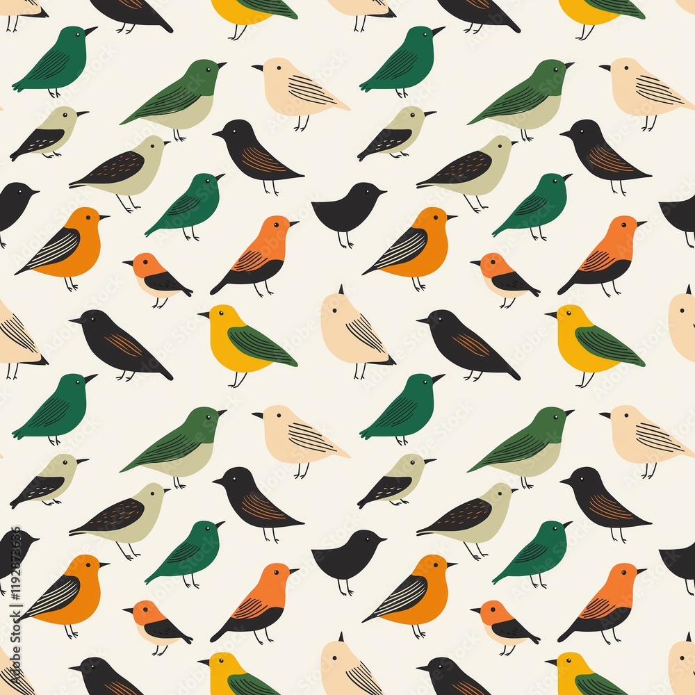 bird graphic seamless pattern bird graphic seamless pattern