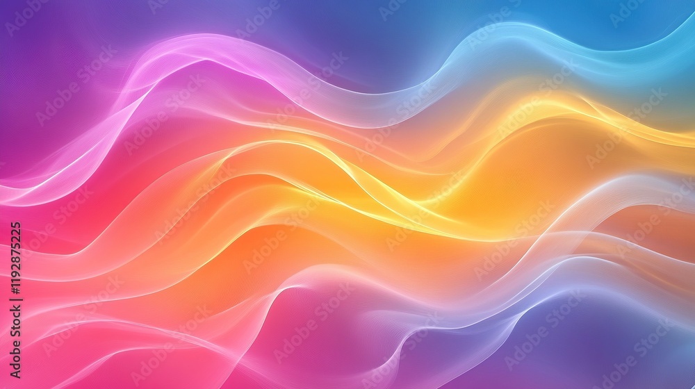 Abstract Flowing Gradient: Colors in Motion Abstract Flowing Gradient: Colors in Motion
