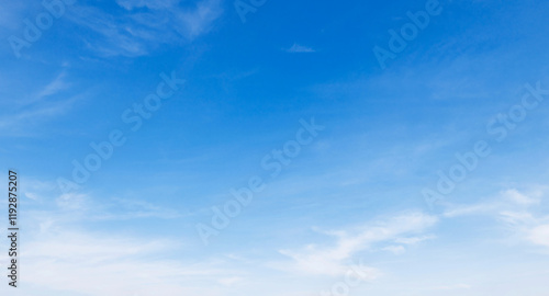 Quadro su tela The sky is blue and clear with no clouds