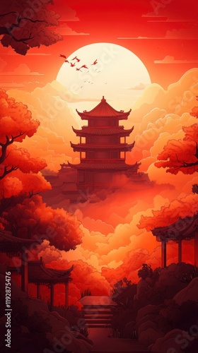 chinese new year red background, happy new year chinese