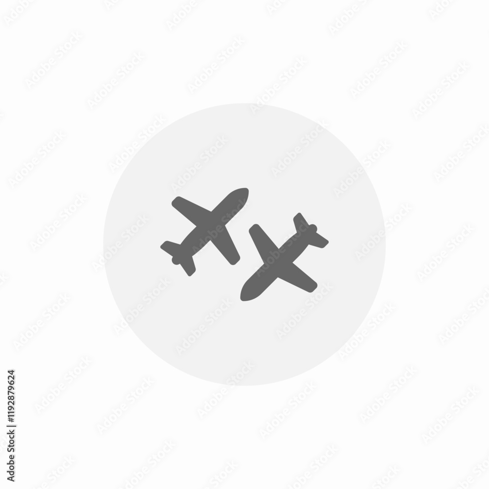 transit flight icon sign vector transit flight icon sign vector