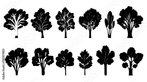 Kale tiled design, Kale repeating background illustration