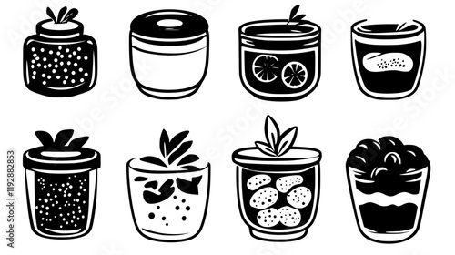 Collection of Tapenade, food vector art