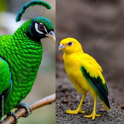 green and yellow macaw
