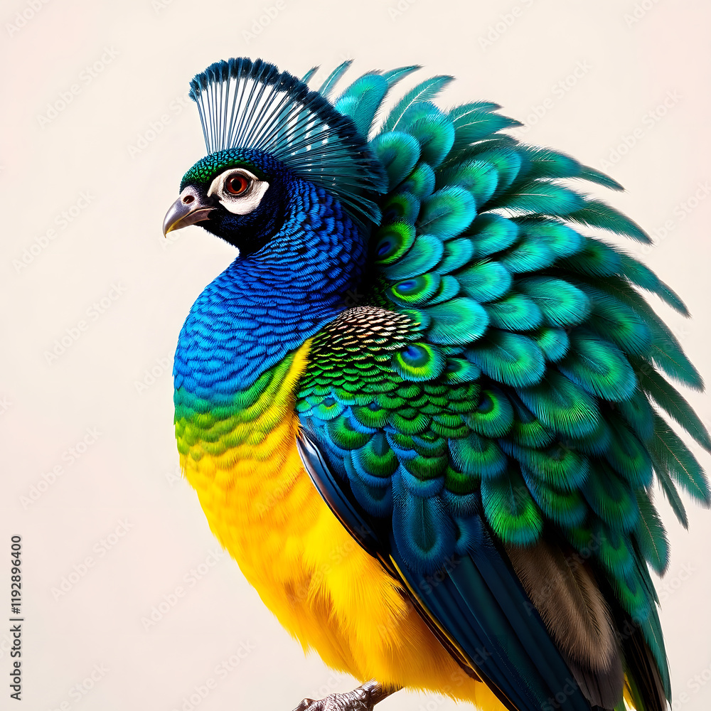 Obraz premium peacock feather