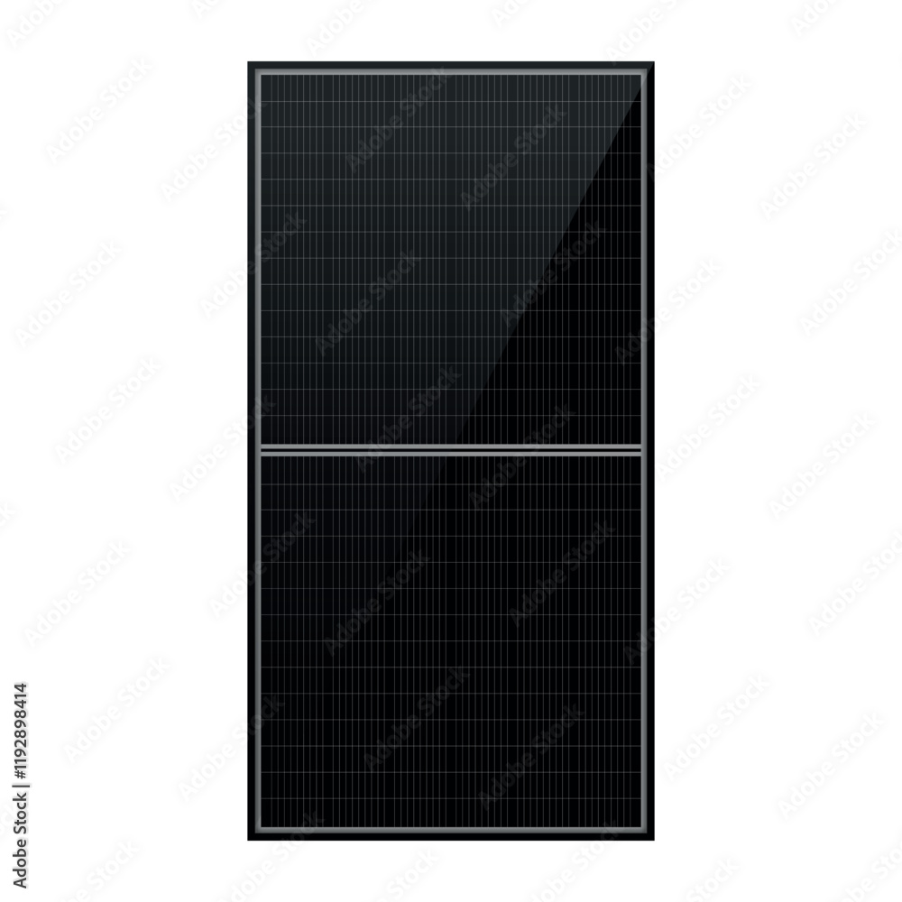 Black Solar Panel Alternative Green Energy Power Source - Isolated white background - High Quality Vector Image Black Solar Panel Alternative Green Energy Power Source - Isolated white background - High Quality Vector Image