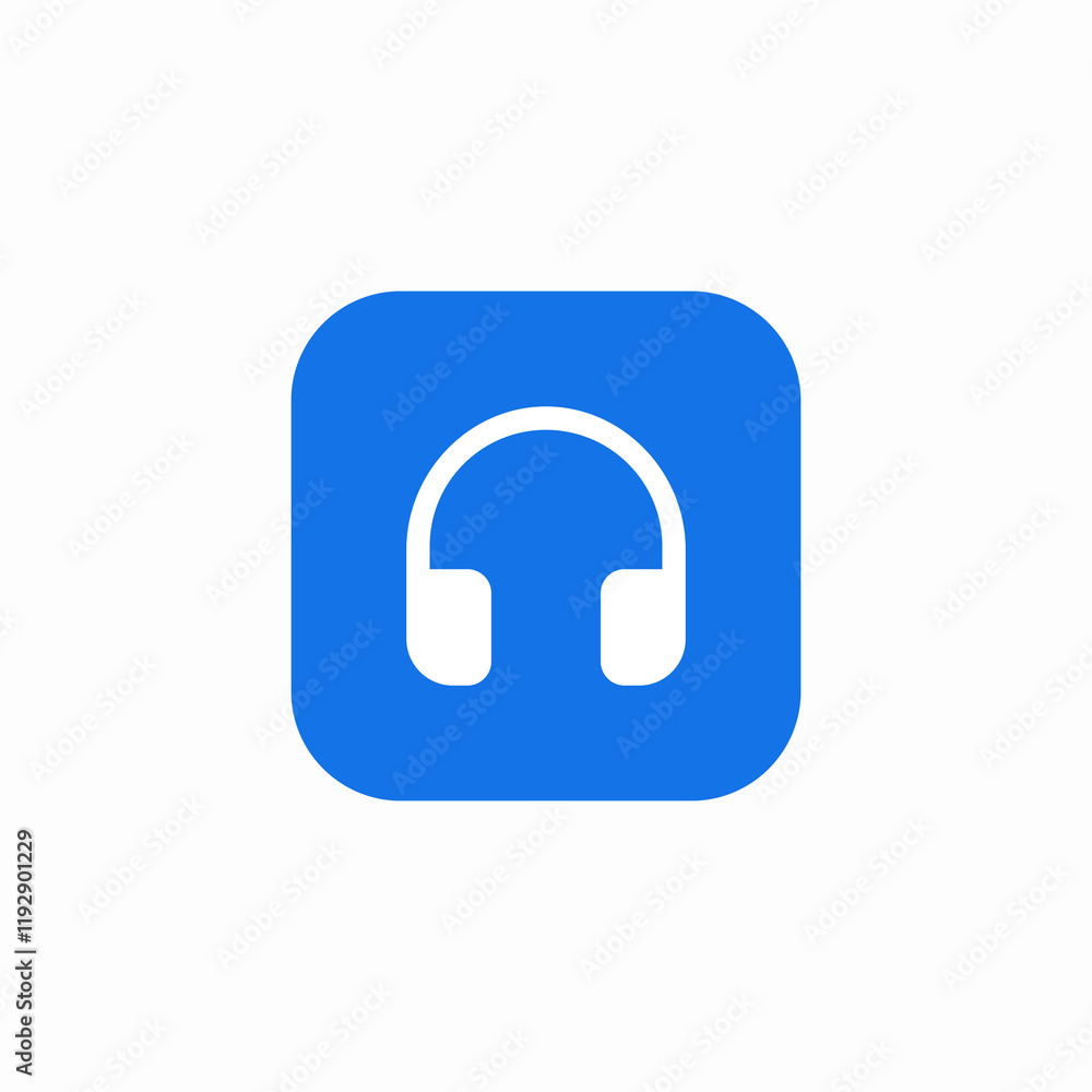 headphones audio icon sign vector headphones audio icon sign vector