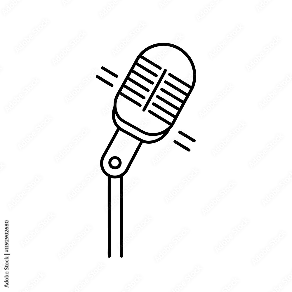 microphone isolated on white background microphone isolated on white background