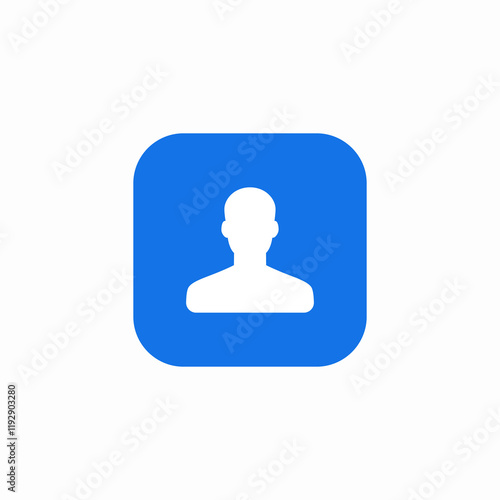 user profile picture male icon sign vector