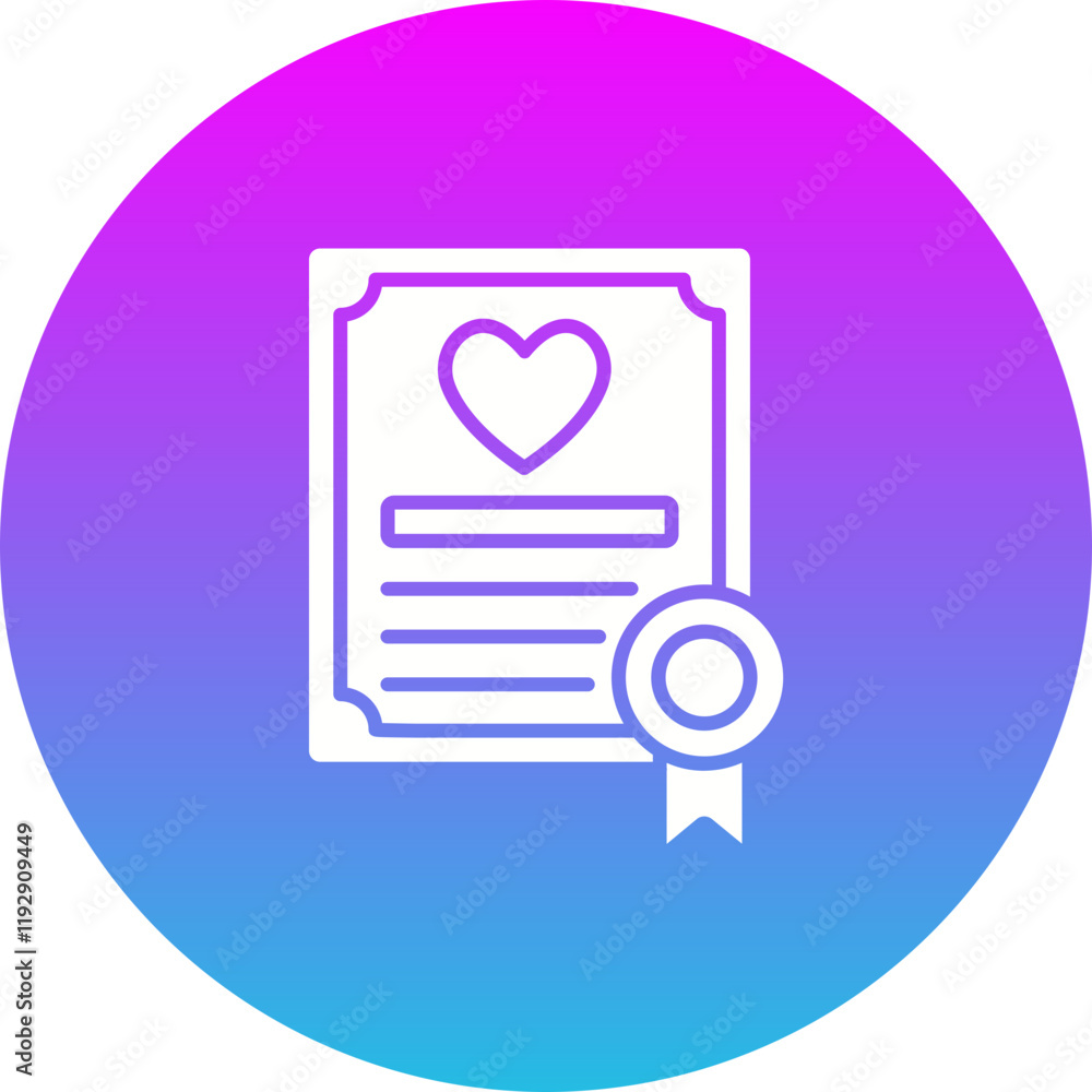 Certificate Icon Certificate Icon
