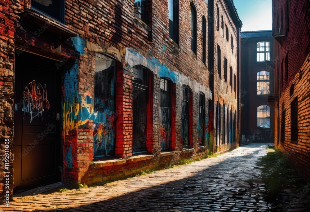 Naklejka premium exploring rich palette vibrant grunge textures captured diverse urban settings filled life character, art, graffiti, wall, street, concrete, colorful