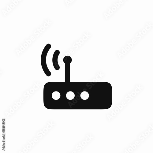 wifi router icon sign vector