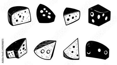 Collection of Manchego digital art, Manchego vector graphic, repetitive pattern