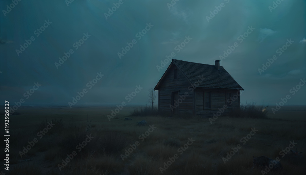 Lonely old small home Lonely old small home