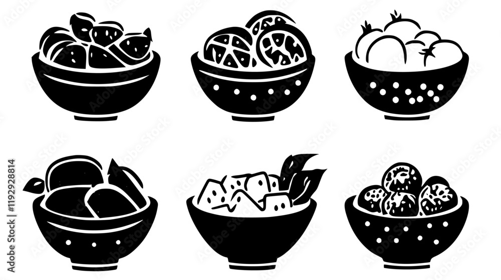 Collection of Watermelon and Feta Salad digital art, Watermelon and Feta Salad vector graphic, repetitive pattern Collection of Watermelon and Feta Salad digital art, Watermelon and Feta Salad vector graphic, repetitive pattern
