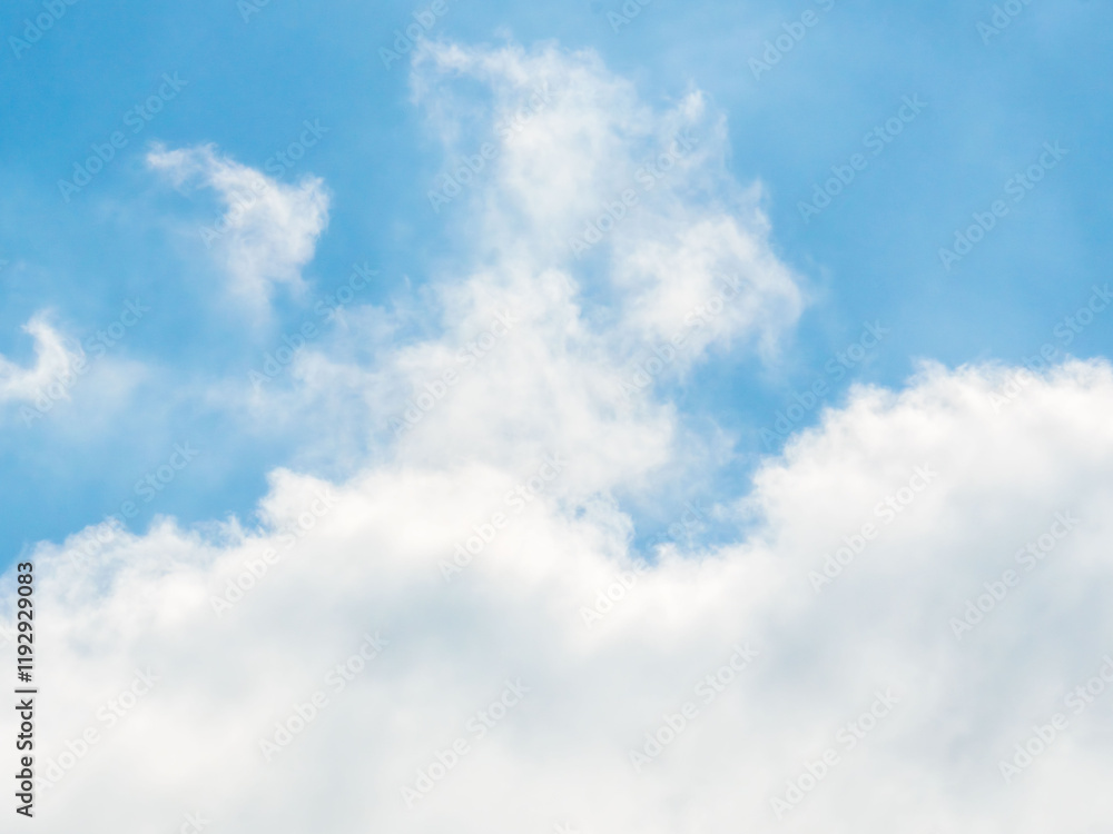 1月の空の白い雲191 1月の空の白い雲191