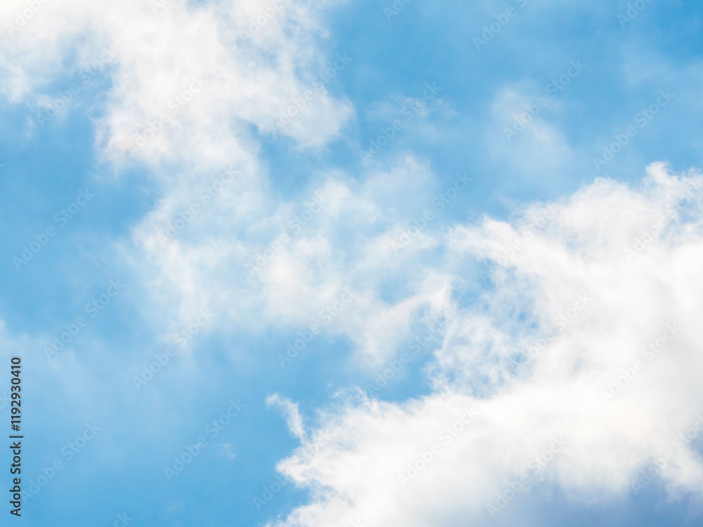  1月の空の白い雲189