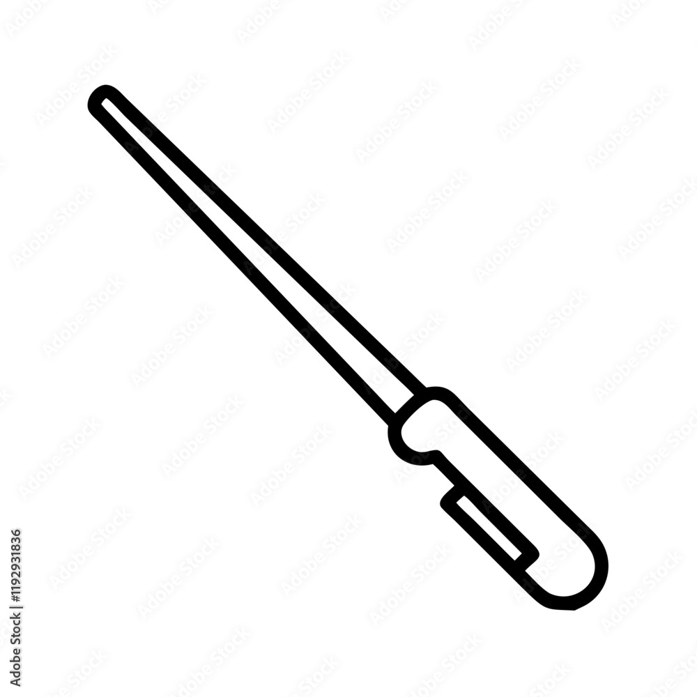 conductor s baton icon, conductor s baton line art - simple line art of conductor s baton, perfect for conductor s baton logos and icons and themed design conductor s baton icon, conductor s baton line art - simple line art of conductor s baton, perfect for conductor s baton logos and icons and themed design