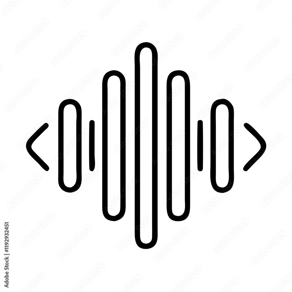 harmonic sound waves icon, harmonic sound waves line art - simple line art of harmonic sound waves, perfect for harmonic sound waves logos and icons and themed design harmonic sound waves icon, harmonic sound waves line art - simple line art of harmonic sound waves, perfect for harmonic sound waves logos and icons and themed design