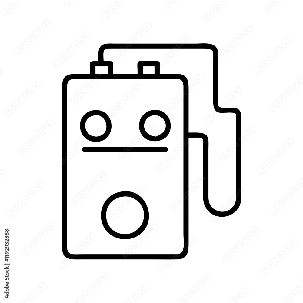 loop pedal icon, loop pedal line art - simple line art of loop pedal, perfect for loop pedal logos and icons and themed design loop pedal icon, loop pedal line art - simple line art of loop pedal, perfect for loop pedal logos and icons and themed design