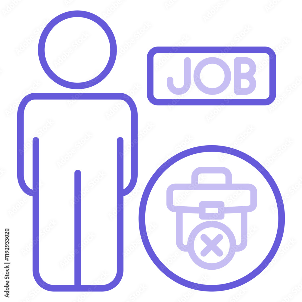 Unemployment Icon Unemployment Icon