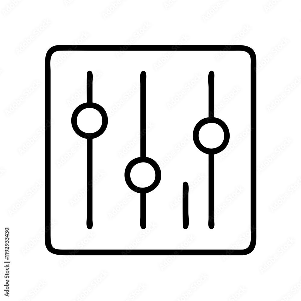 music equalizer icon, music equalizer line art - simple line art of music equalizer, perfect for music equalizer logos and icons and themed design music equalizer icon, music equalizer line art - simple line art of music equalizer, perfect for music equalizer logos and icons and themed design