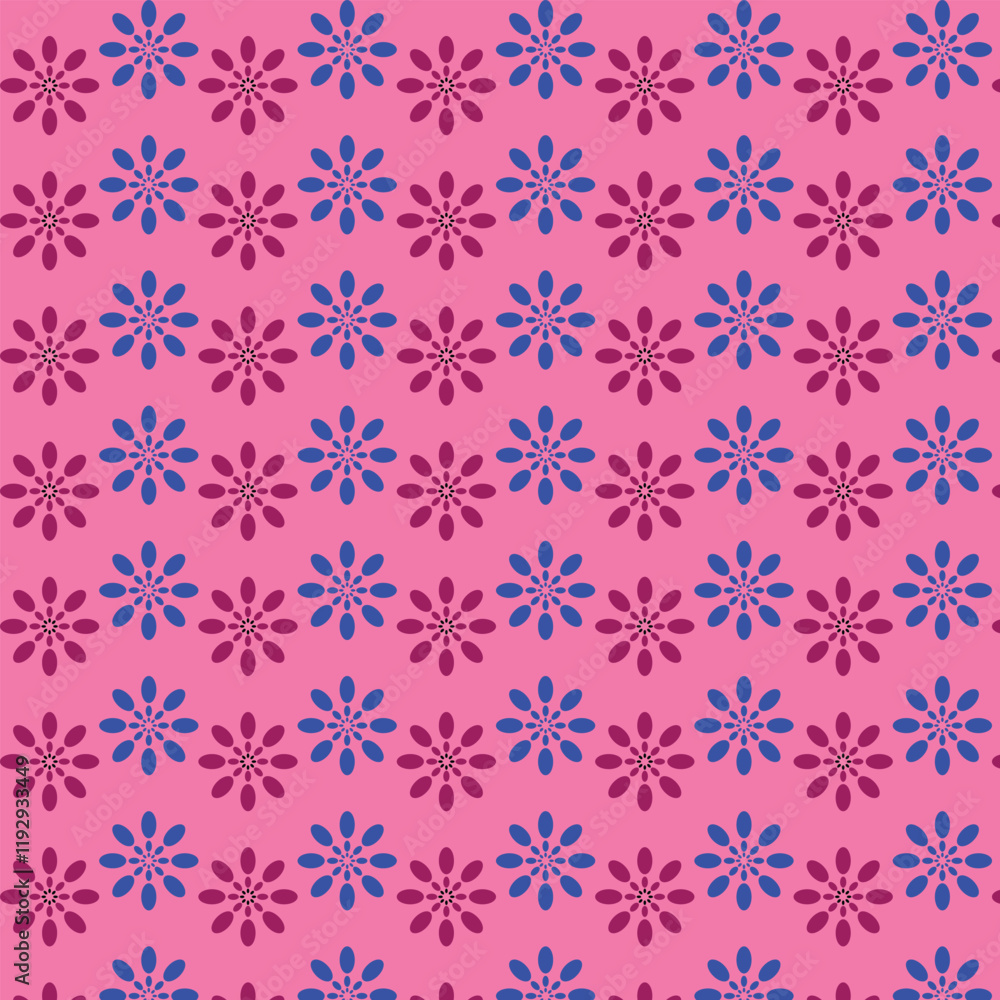 Fototapeta premium seamless pattern with flowers