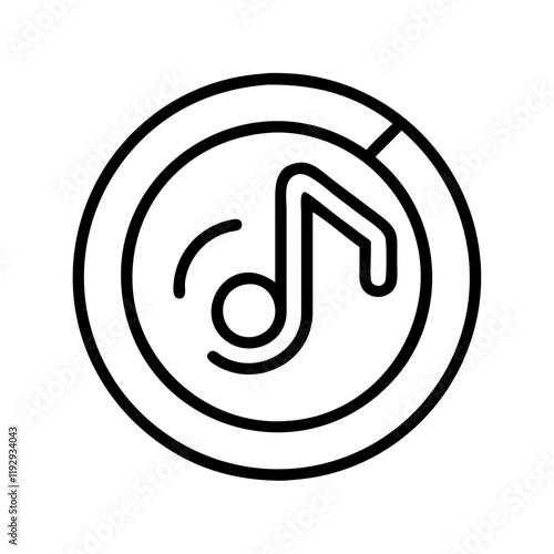 music streaming service icon, music streaming service line art - simple line art of music streaming service, perfect for music streaming service logos and icons and themed design