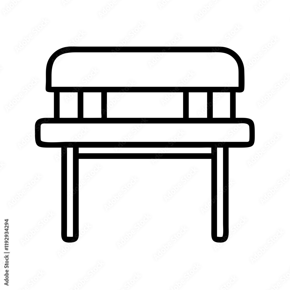 piano bench icon, piano bench line art - simple line art of piano bench, perfect for piano bench logos and icons and themed design piano bench icon, piano bench line art - simple line art of piano bench, perfect for piano bench logos and icons and themed design