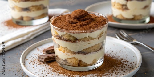 Gourmet Tiramisu Layers in Glass