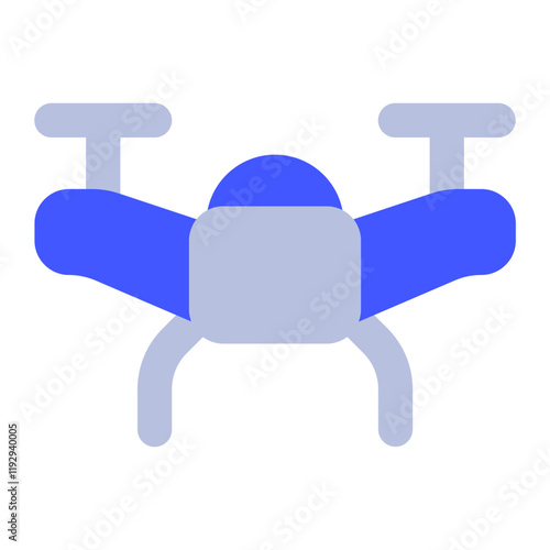 Stylized Graphic of a Drone