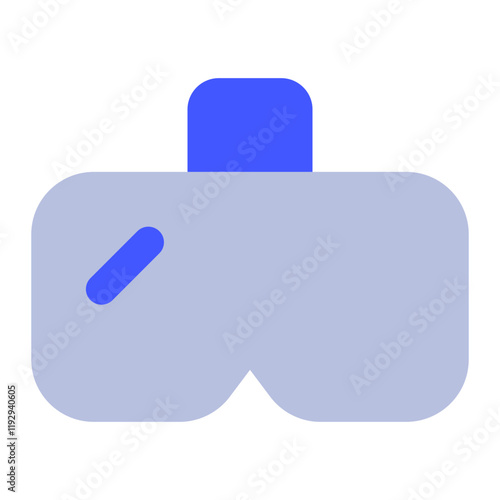 Simple Virtual Reality Headset Icon Design