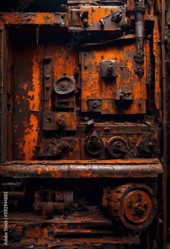 Wallpaper Mural close exploration industrial textures emphasized dramatic lighting showcasing variety detail, aesthetic, angle, architecture, background, binary, building Torontodigital.ca