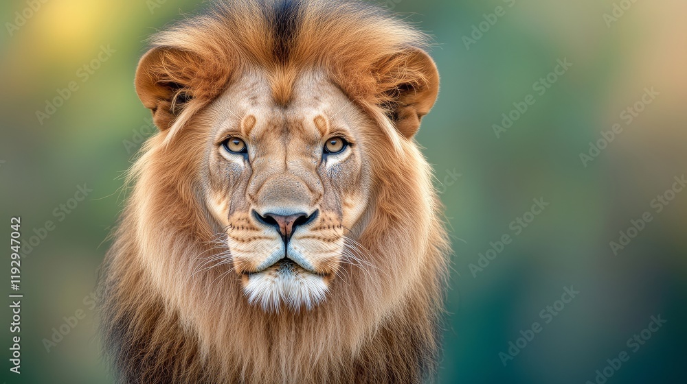Obraz premium Majestic Close Up of Lion