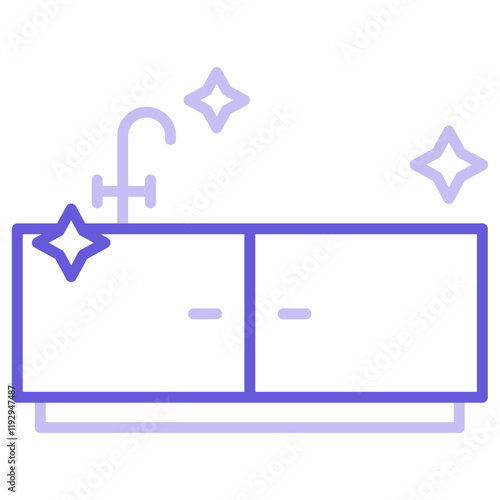 Cleaning Kitchen Icon