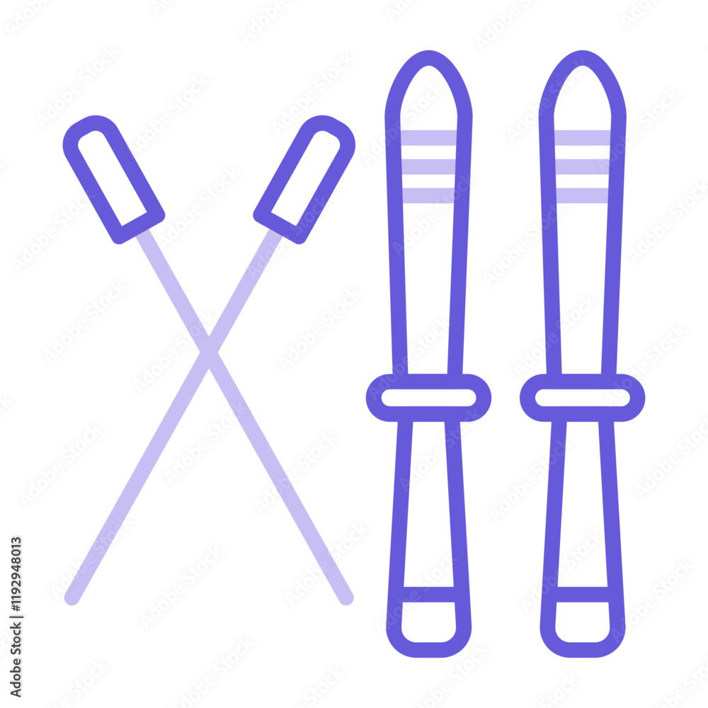 Skis Icon
