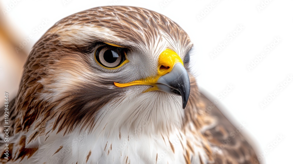 Obraz premium Close Up Bird with Yellow Beak