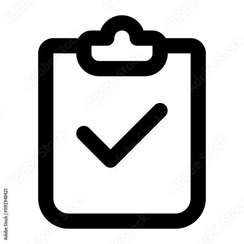 Checklist Clipboard Icon for Task Management photo