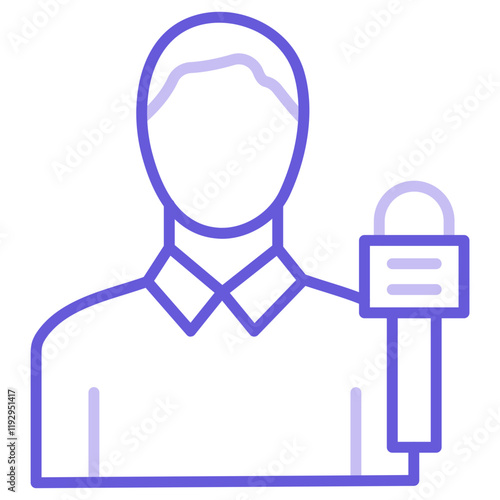 News Anchor Icon