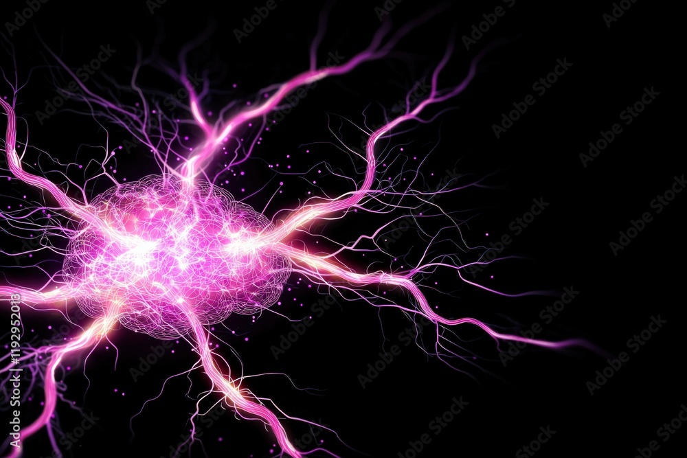 Obraz premium Artificial Intelligence Sparks Futurism in Human Innovation Abstract Digital Environment Conceptual Viewpoint