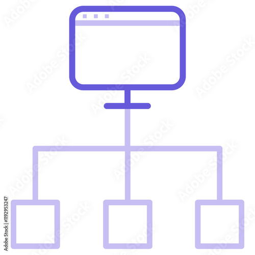 Network Segmentation Icon