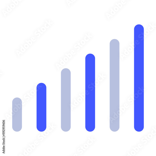 Stylized Bar Graph for Data Representation
