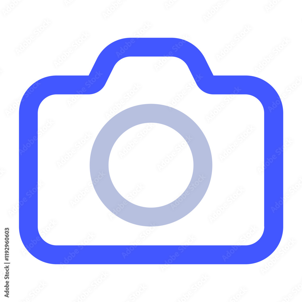 Stylized Camera Icon for Creative Designs Stylized Camera Icon for Creative Designs