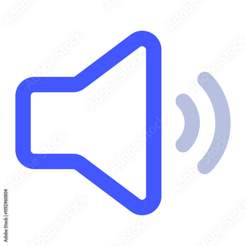 Stylized Sound Speaker Icon