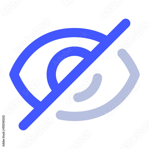 Stylized Eye Icon Representing Privacy or Invisibility