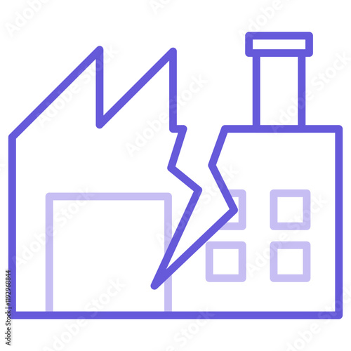Factory Breakdown Icon