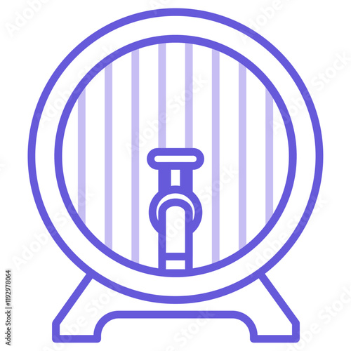 Barrel with Tap Icon