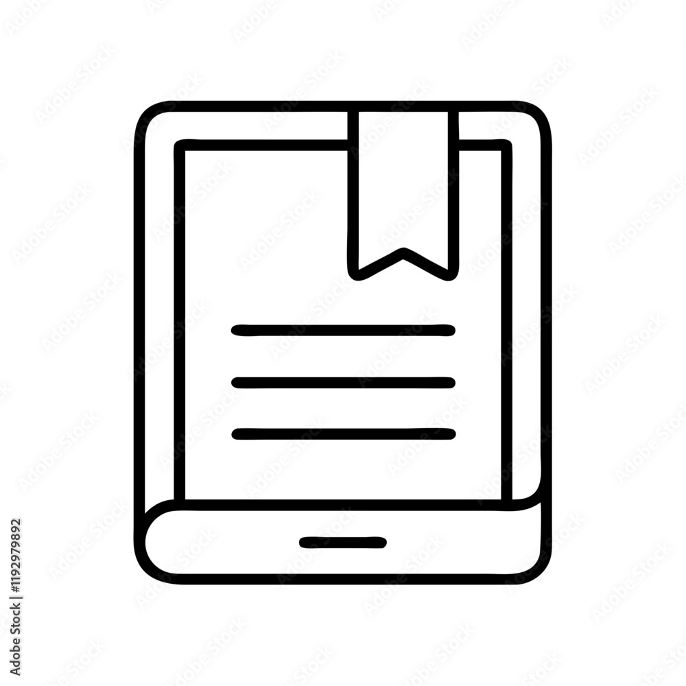 e book with bookmark icon, e book with bookmark line art - simple line art of e book with bookmark, perfect for e book with bookmark logos and icons and themed design e book with bookmark icon, e book with bookmark line art - simple line art of e book with bookmark, perfect for e book with bookmark logos and icons and themed design
