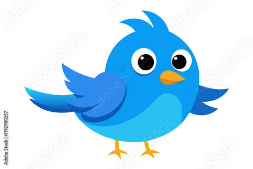 blue bird singing