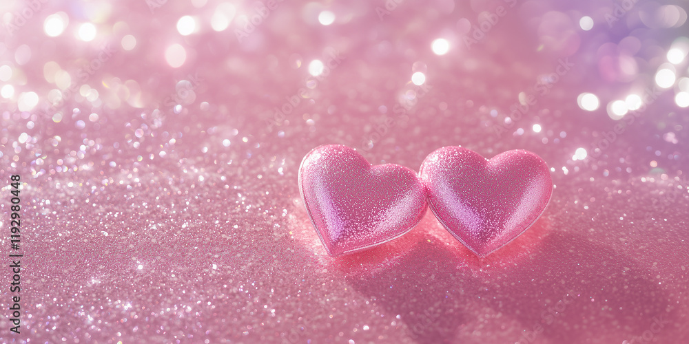 Fototapeta premium Valentine's day, background, Poster.